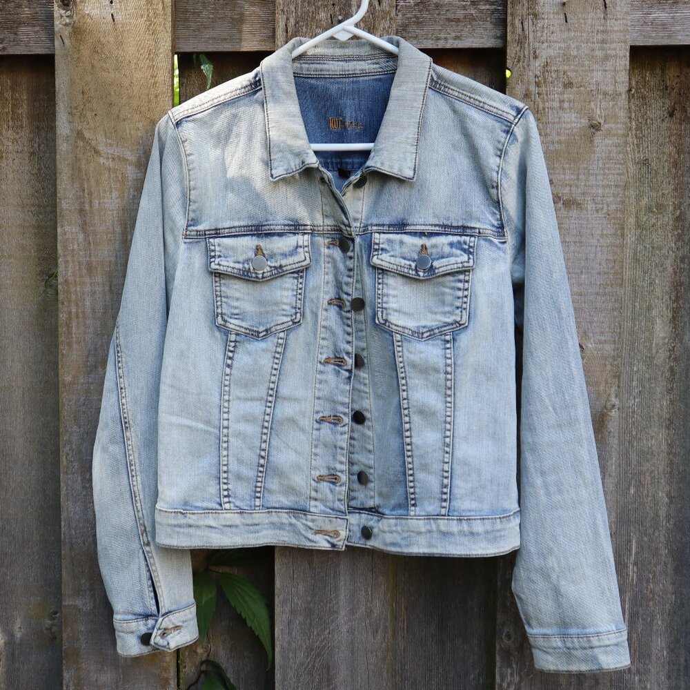 Kut from the Kloth Callie Denim Jean Jacket, Size L
